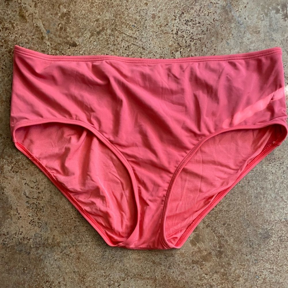 Curve by Sunsets coral high waist swim bottoms